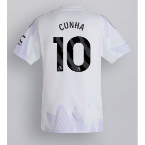 Manchester United Matheus Cunha #10 Bortatröja 2025-26 Kortärmad